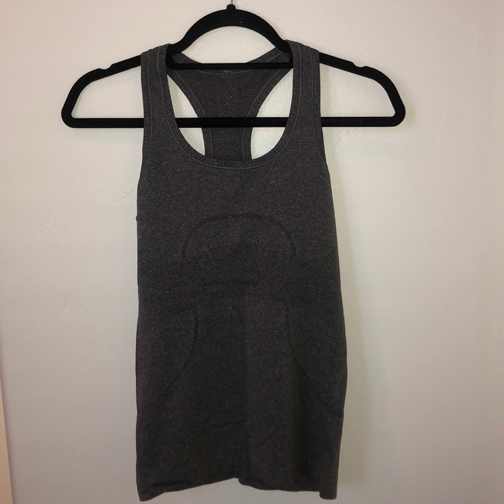 Grey lululemon tank top
